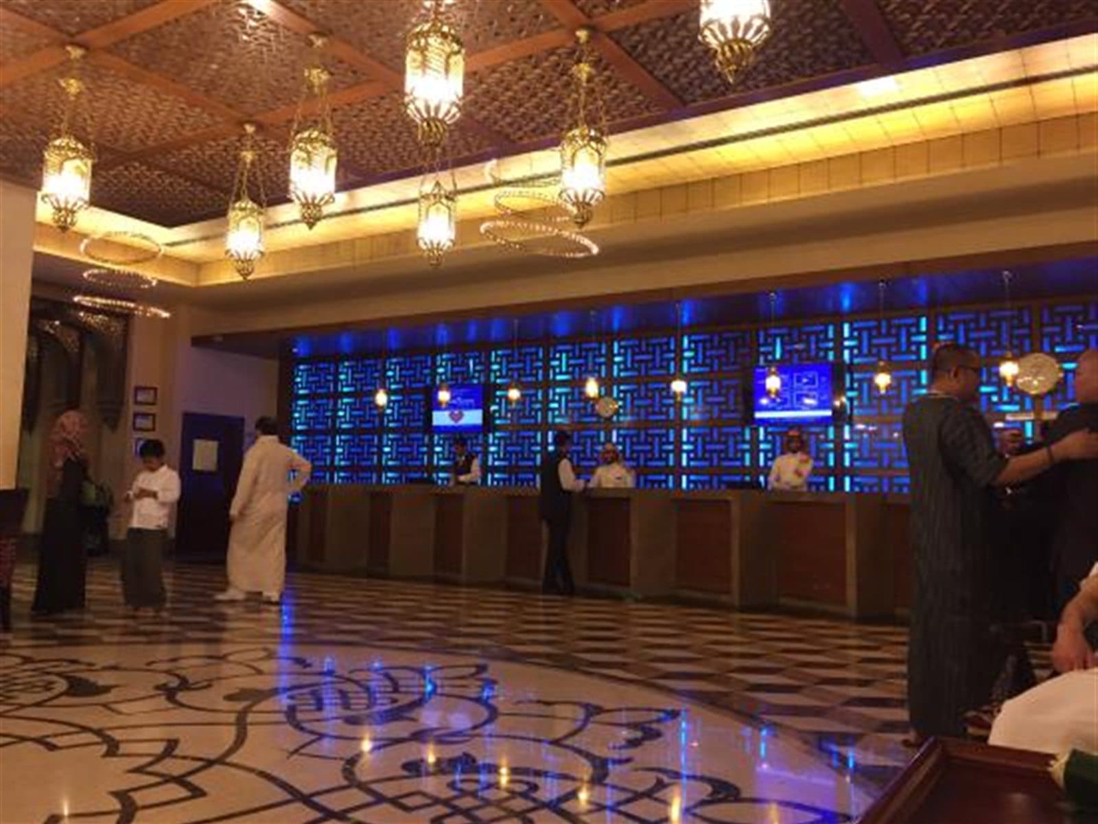 Lobi hotel bintang 5 di Makkah